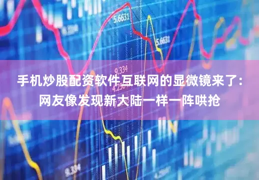 手机炒股配资软件互联网的显微镜来了：网友像发现新大陆一样一阵哄抢